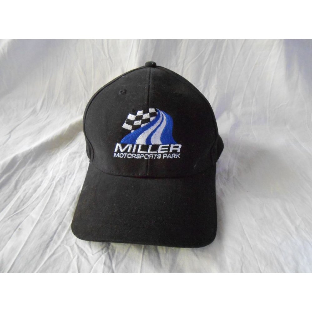Embroidered Miller Motorsports Park & Spillman 2011 Baseball Hat Cap Black